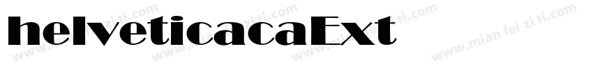 helveticacaExt Normal字体转换